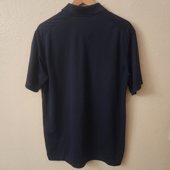 Nike Embroidered Man Smoking Pipe Graphic Polo Shirt Mens sz Large - Picture 6 of 7